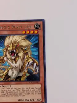 Yugioh TCG -1x Heraldic Beast Leo - CBLZ-EN017 - NM/LP - Unlimited Edition 2013 - Image 3
