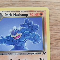 Dark Machamp 27/82 Pokemon Card TCG (LP) Team Rocket Non-Holo Vintage Unlimited - Image 4