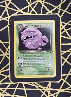 🔥 Dark Weezing 31/82 🔥 Non Holo Rare Team Rocket Set Pokemon Card WOTC TCG - Image 1