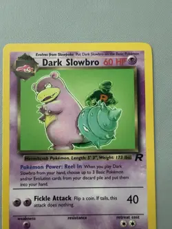 Pokemon Dark Slowbro 29/82 Non-Holo Card Team Rocket Set, WOTC, NM Condition - Image 3