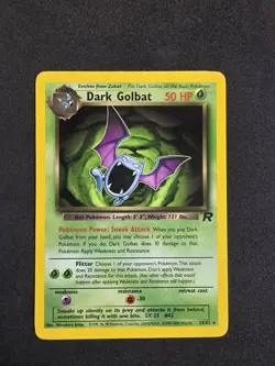 Pokemon TCG Dark Golbat non-Holo Card Team Rocket Series 24/82 Rare - NM- / LP+ - Image 1
