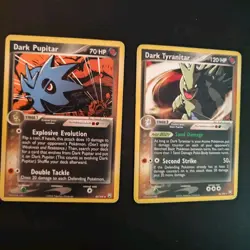 Dark Tyranitar 20/109 + Dark Pupitar 40/109-Team Rocket Returns ENG- Rare - 2004 - Image 1