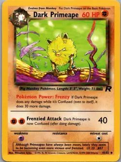 VLP - Dark Primeape #43/82 | Uncommon | Team Rocket - Image 1