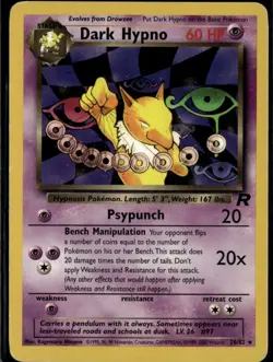 LP - Dark Hypno (26) #26/82 | Rare | Team Rocket - Image 1