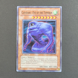 Yugioh TCG - Cloudian Eye of the Typhoon - GLAS-EN005 - NM - Super Rare 1st 2007 - Image 3