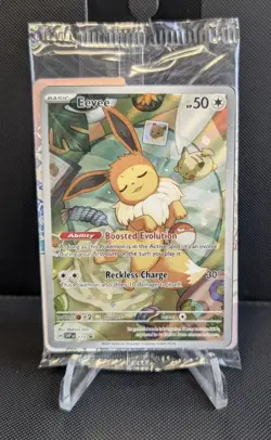 Eevee SVP-173 Black Star Promo Prismatic Evolutions English Pokemon Card SEALED - Image 1