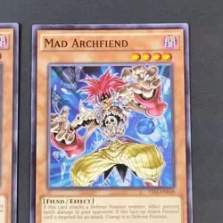 Yugioh TCG - 2x Mad Archfiend - YS15-ENL08 - NM - 1st Common - Saber Force, 2015 - Image 4