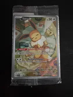 Pokemon Eevee SVP 173 Prismatic Evolutions Black Star Promo Card Sealed - Image 3