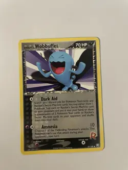 Rocket's Wobbuffet 47/109 Uncommon Team Rocket Returns LP Pokemon Card - Image 1