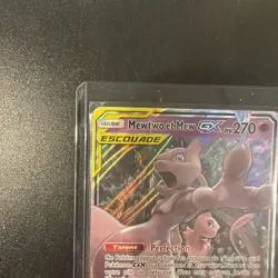 (French) Mewtwo & Mew GX 71/236 Sm-Unified Minds Holo Pokemon Card - NEAR MINT - Image 3