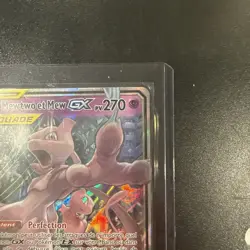 (French) Mewtwo & Mew GX 71/236 Sm-Unified Minds Holo Pokemon Card - NEAR MINT - Image 4