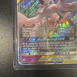 (French) Mewtwo & Mew GX 71/236 Sm-Unified Minds Holo Pokemon Card - NEAR MINT - Image 5