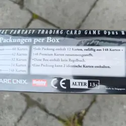 Final Fantasy OPUS 2 TCG Trading Card Game Booster Box 36 Packs Sealed OPUS II - Image 3