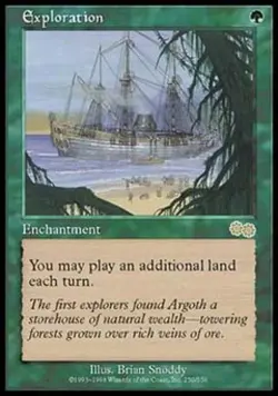 1x Exploration Urza's Saga Regular MTG Card MP Magic: The Gathering - Image 1