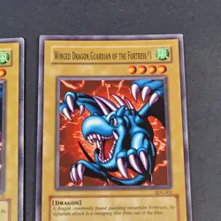 Yugioh - 2x Winged Dragon Guardian of the Fortress #1 - MRD-002 LP/NM 2002 Vint. - Image 5