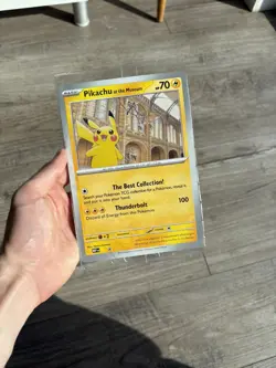 Pikachu At The Museum OVERSIZED Promo Card - Natural History Museum - SEALED - Image 1