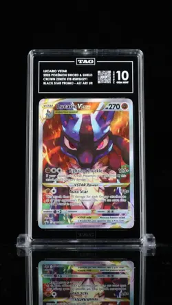 TAG 10 Pokemon 2023 Lucario VSTAR SWSH291 SWSH Sword & Shield Promo Cards Holo - Image 3
