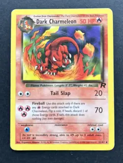Dark Chameleon Team Rocket 32/82 Uncommon Non Holo LP Pokemon Card 2000 - Image 1