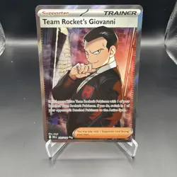 Pokemon TCG Team Rockets Giovanni Destined Rivals Card 225/182 - Near Mint - Image 1