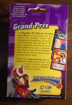 Mega Man NT Warrior TCG Grand Prix Pharaohman Starter Deck Open Box SEALED CARDS - Image 3