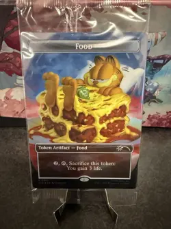 Garfield Token Lasagna Cats Are The Best Super Drop MTG Magic The Gathering Card - Image 1