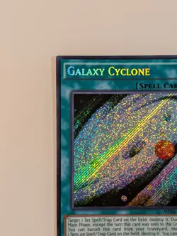 Yugioh TCG - 1x Galaxy Cyclone - MP16-EN027 - NM 1st edition - Secret Rare 2016 - Image 3