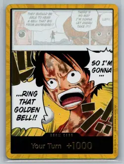DON!! Card (Luffy) (Gold) DON!! Adventure on Kami's Island NM - Image 1