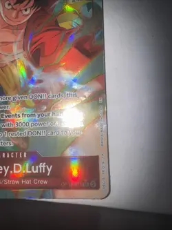 Monkey D Luffy Alternate Art OP12-015 English SR Legacy Master One Piece Card - Image 4