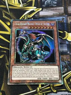 Yu-Gi-Oh! Chaos Emperor Dragon Envoy of The End Platinum Secret Rare 1st Ed NM - Image 1