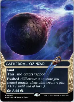 Cathedral of War (Borderless) 6 Edge of Eternities: Stellar Sights Foil NM - Image 1