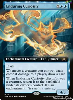 Enduring Curiosity (Extended Art) [Foil] LP MTG - Image 1