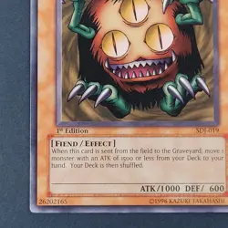 Yugioh TCG - Sangan - SDJ-019 - NM/LP - 1st Ed - Common - Vintage Monster 2003 - Image 3