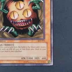 Yugioh TCG - Sangan - SDJ-019 - NM/LP - 1st Ed - Common - Vintage Monster 2003 - Image 4