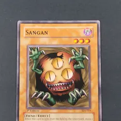 Yugioh TCG - Sangan - SDJ-019 - NM/LP - 1st Ed - Common - Vintage Monster 2003 - Image 5