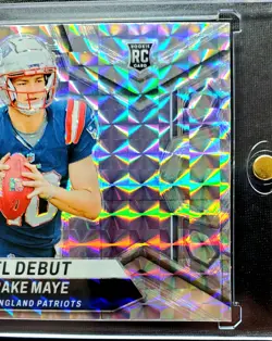 2024 Drake Maye ⭐Silver Mosaic Prizm⭐ Rookie Mosaic (RC) - Image 3