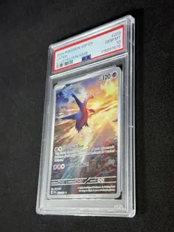 2024 POKEMON SSP EN-SURGING SPARKS ILLUSTRATION RARE #203 LATIOS PSA 10 - Image 3