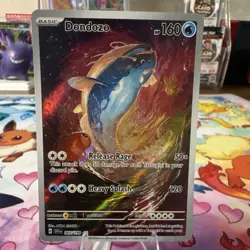 Pokemon TCG Dondozo 207/198 SV01 Illustration Rare Full Art Holo - Image 1