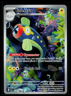 Pokemon Eelektrik 114/086 Sv: Black Bolt Illustration Rare Holo NM - Image 1