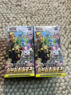 Pokemon TCG Korean Eevee Heroes [s6a] Booster Box NEW SEALED U.K shipped. - Image 2