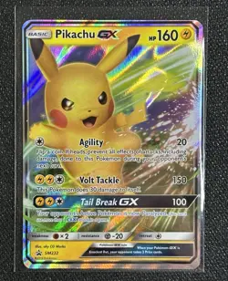 Pikachu GX SM232 Black Star Promo 2019 Holo Rare Pokemon Card TCG NM - Image 1