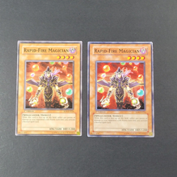 Yugioh TCG - 2x Rapid Fire Magician - SD6-EN016 - LP/NM - 1st Ed - Common 2005 - Image 2