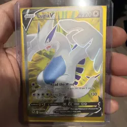 Lugia V 185/195 Silver Tempest Ultra Rare Full Art Pokemon NM - Image 1