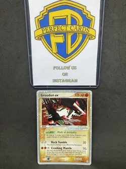 POKEMON EX LEGGENDE NASCOSTE GROUDON EX 93/101 LP ENG - Image 1