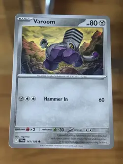 Varoom 141/198 Scarlet & Violet Pokemon Card - Image 1