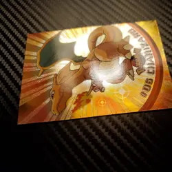 Topps #06 Charizard Holo Foil TV Animation Series 1 Pokemon Black Logo NM - Image 3