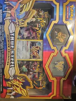 1 Sealed Pokemon 2020 TCG Box: True Steel Premium Collection - Zamazenta - Image 1