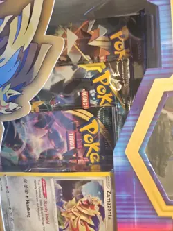 1 Sealed Pokemon 2020 TCG Box: True Steel Premium Collection - Zamazenta - Image 3