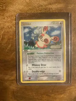 POKEMON TCG SPINDA LEGEND MAKER REVERSE HOLO STAMPED 26/92 - Image 1