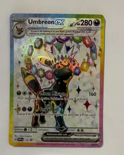 Pokemon TCG Umbreon EX Svp176 Premium Figure Collection Promo - Image 1