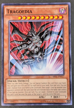 Yugioh - 1x Trageodia - SR01-EN017 - NM/LP - Unlimited Common - 2016 - Monster - Image 1